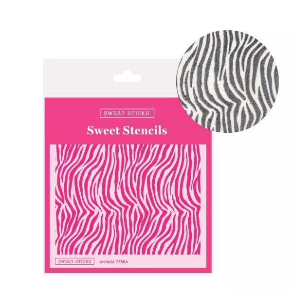 Sweet Sticks Animal Zebra Stencil